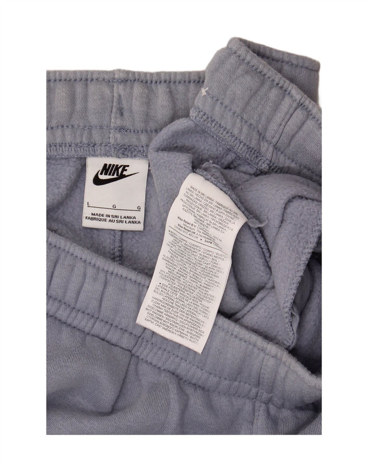 Nike Pantalon de survêtement pour homme en coton bleu Taille L