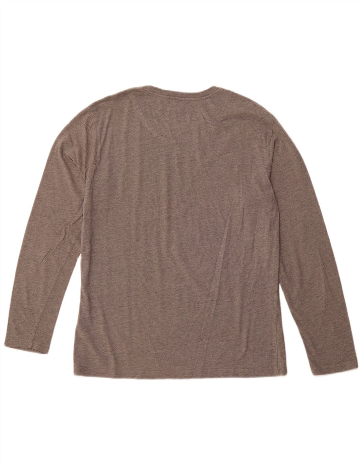 GAS Haut graphique à manches longues pour homme en coton gris Taille L