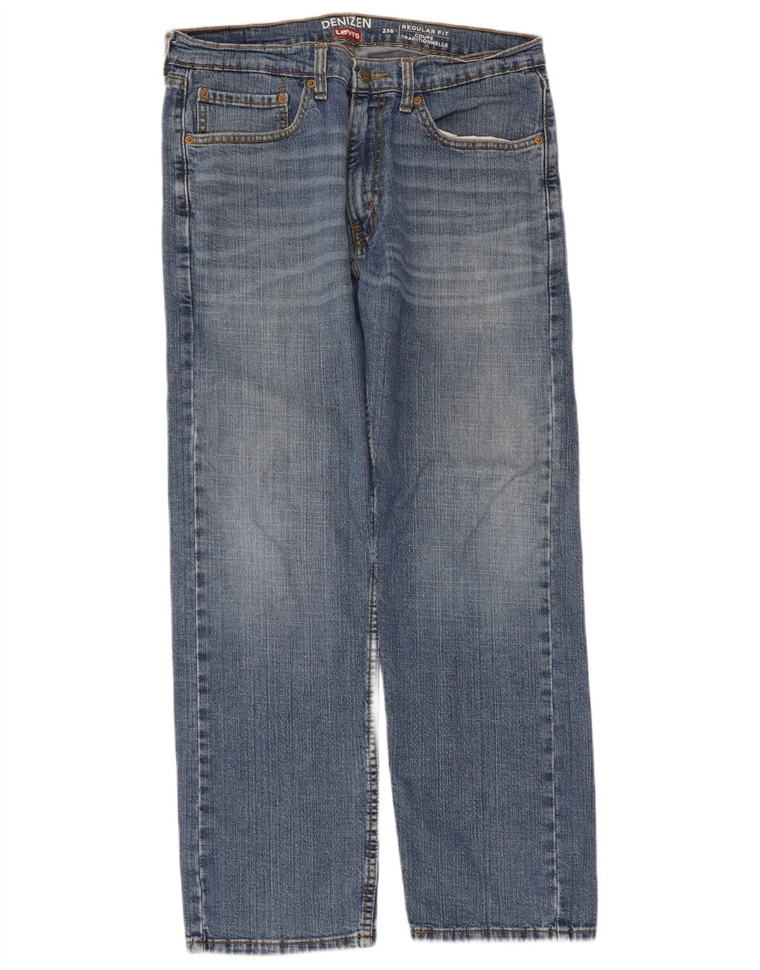 Levi's Jean Droit Denizen Regular Fit Femme W34 L30 Bleu