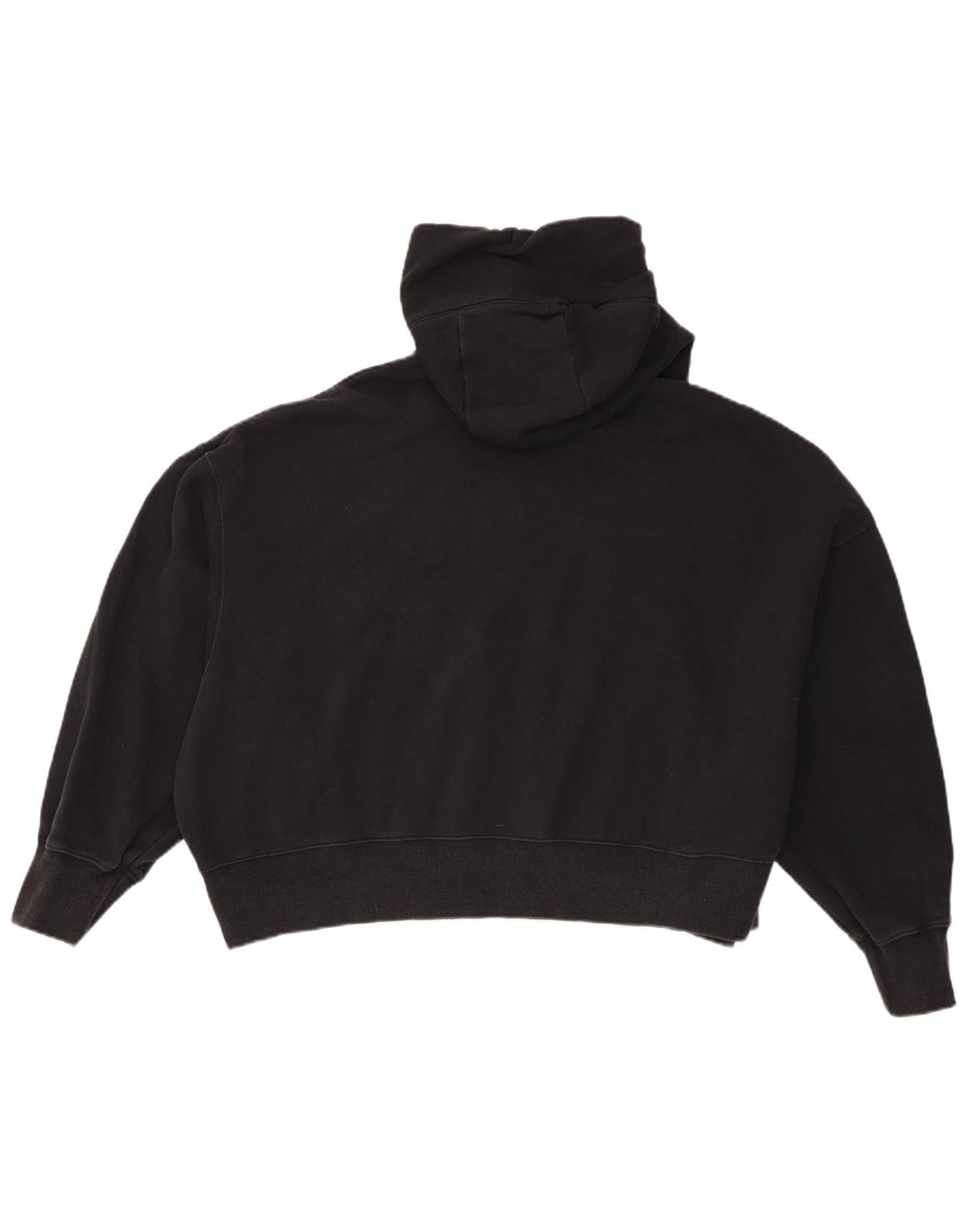 Nike Pull à capuche surdimensionné pour femme UK 14 en coton noir moyen