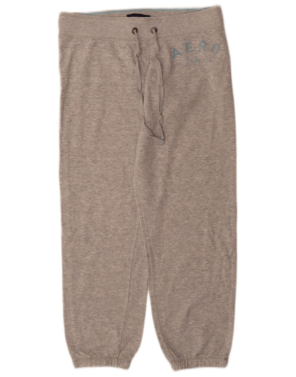 Aeropostale Pantalon de survêtement pour femme Joggers UK 14 Gris moyen moucheté