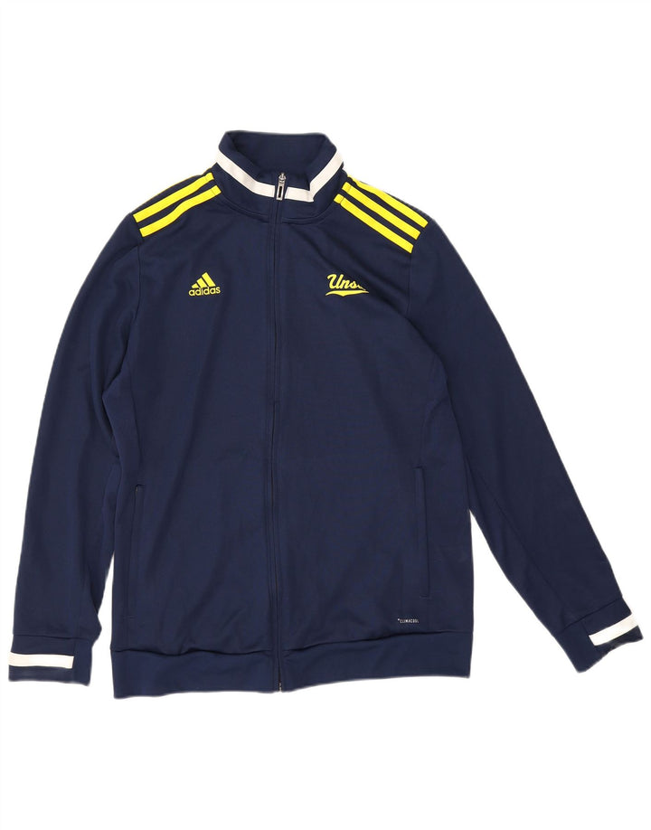 Adidas Hommes Climacool Survêtement Top Veste Large Bleu Marine Colorblock