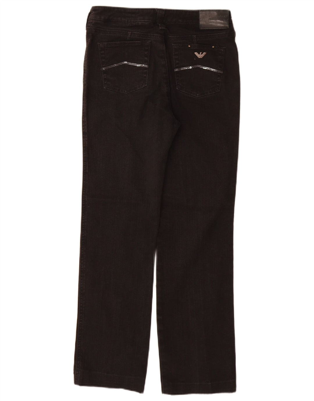 ARMANI Femme Jean Droit W29 L29 Coton Noir