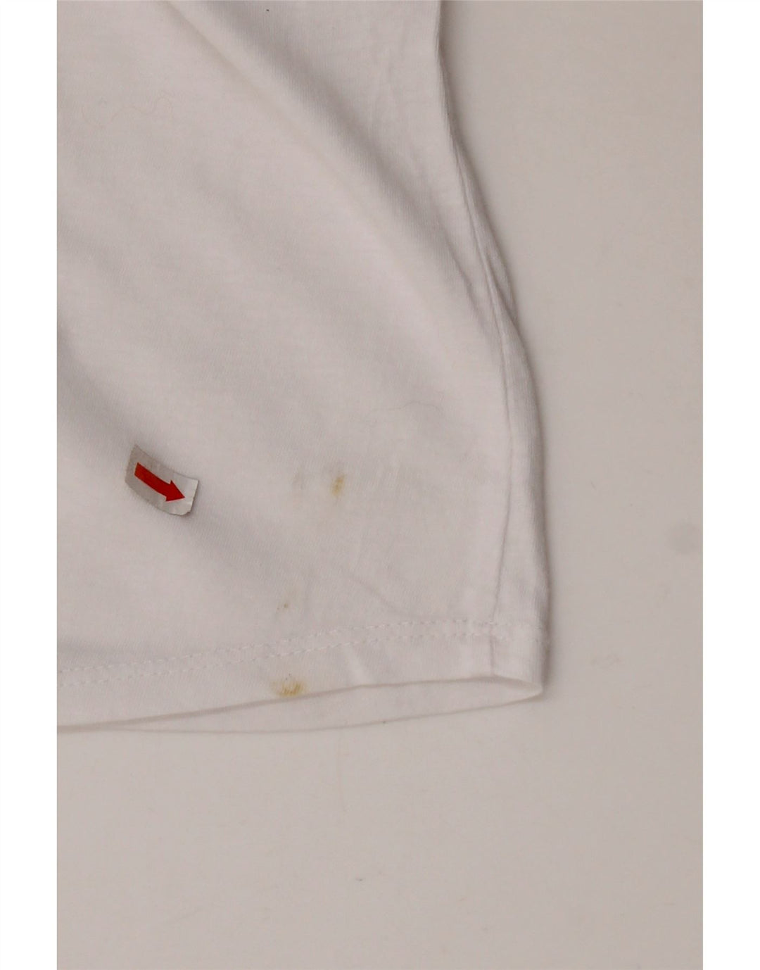 AVIREX T-shirt court graphique pour femme UK 22 2XL Coton blanc