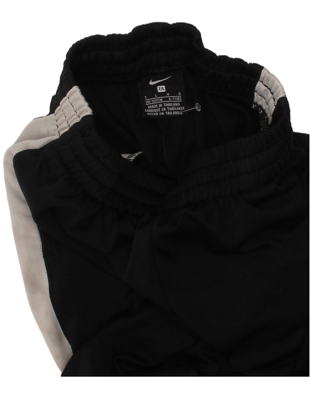 Nike Pantalon de survêtement pour garçon 6-7 ans Large Noir Colourblock Polyester