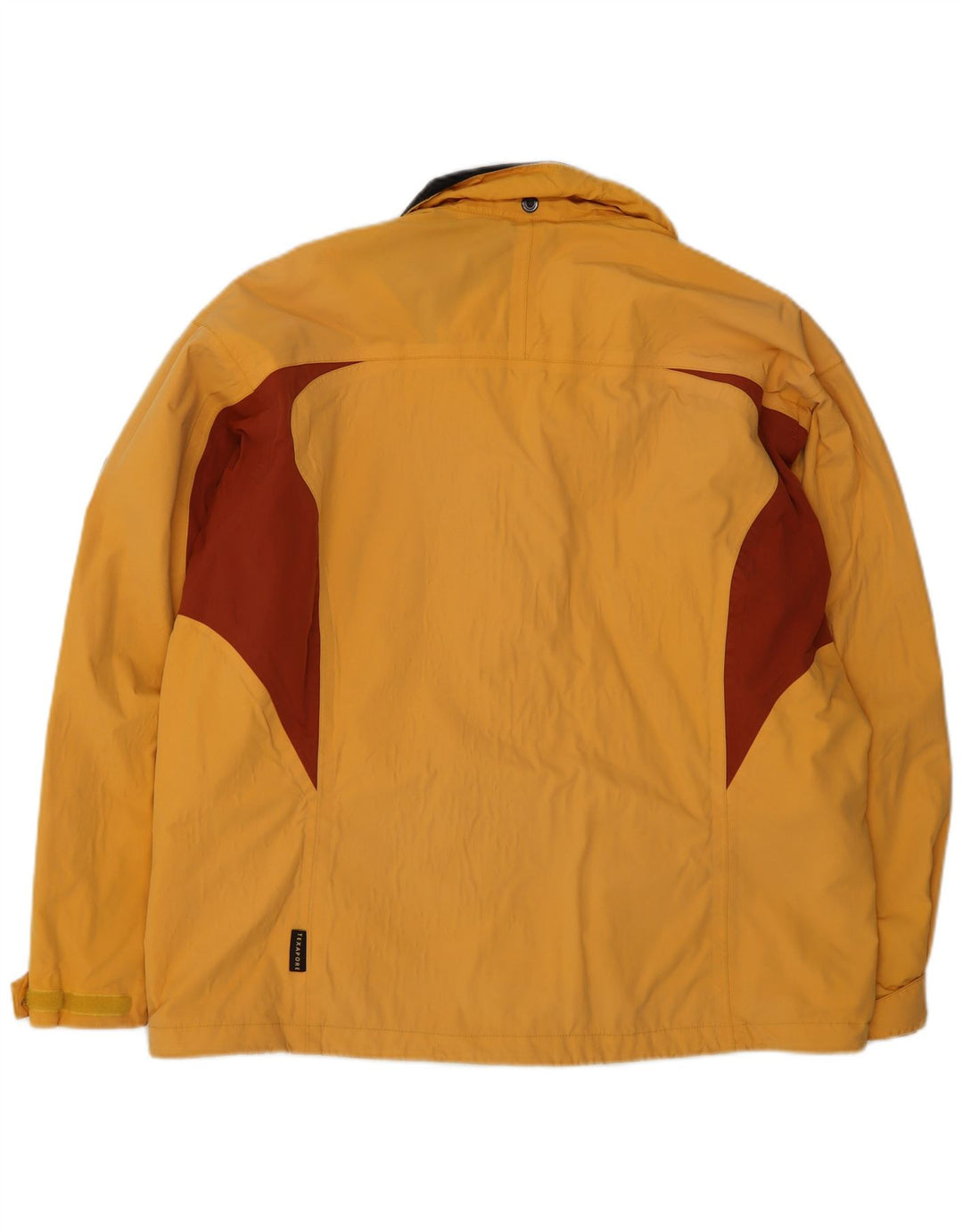 Jack Wolfskin Veste de pluie surdimensionnée pour femme UK 18 XL Jaune Colourblock