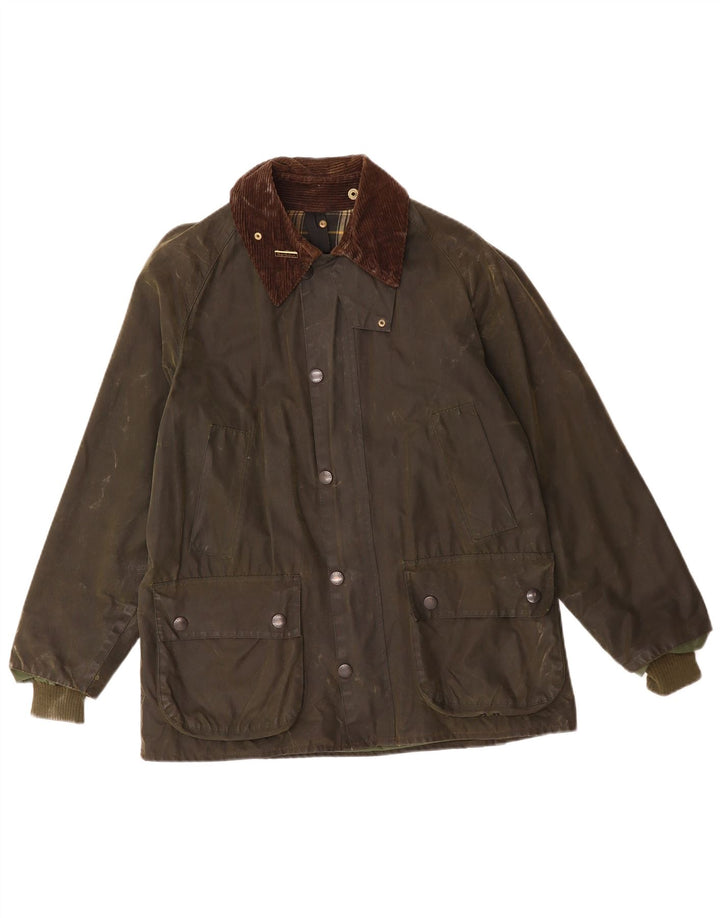 BARBOUR Veste Bedale en coton ciré pour homme UK 38 Kaki moyen