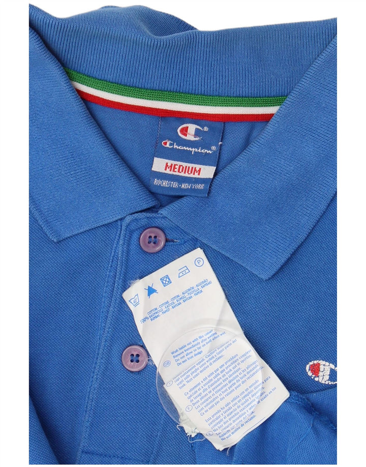 Champion Polo Homme Bleu Moyen Coton