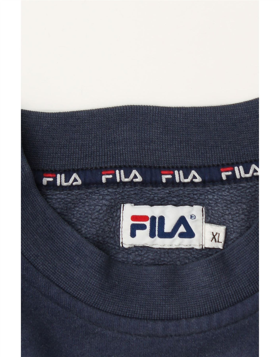 Fila Sweat-shirt graphique pour homme XL Bleu marine