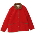 Orvis Veste matelassée surdimensionnée pour femme UK 16 Large Rouge Polyester