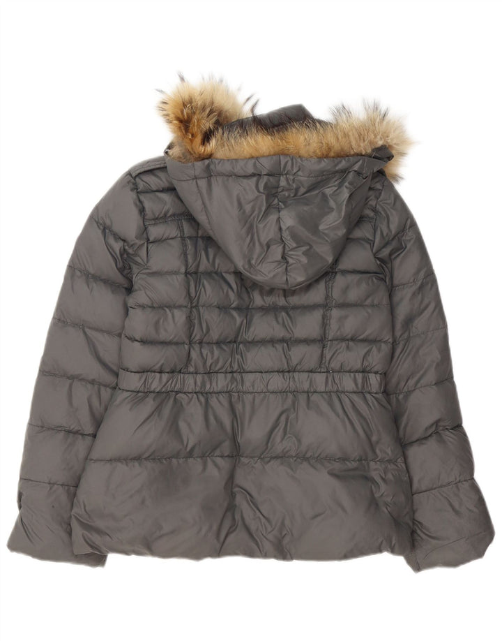 Liu Jo Veste matelassée à capuche fille 11-12 ans Gris Polyamide