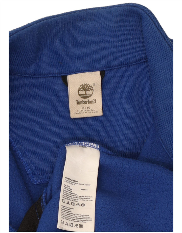 TIMBERLAND Veste de Survêtement Homme XL Bleu Polyester