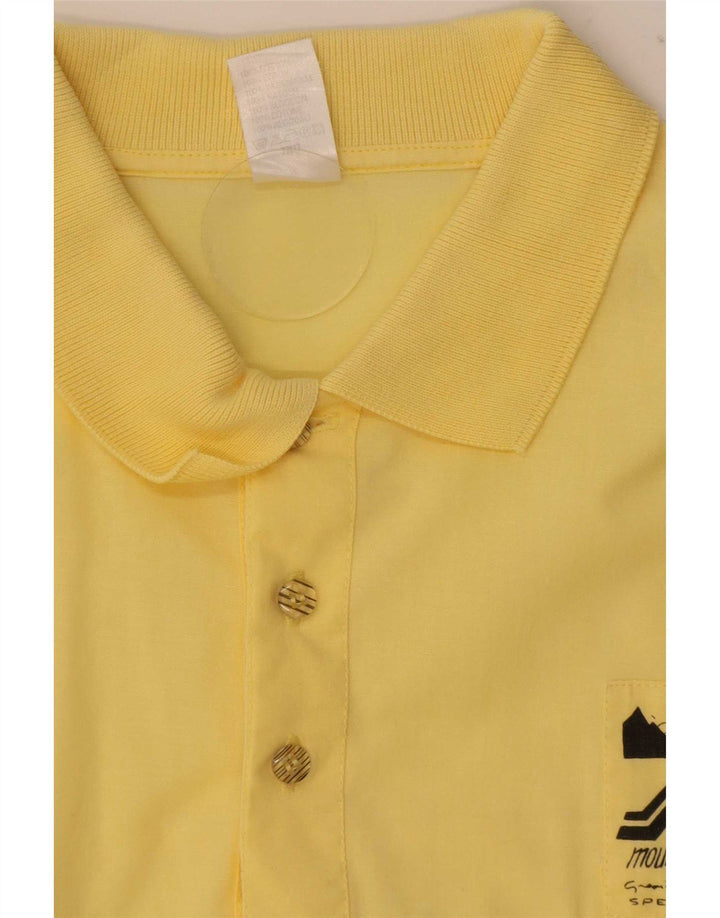 C&A Chemise pull graphique à manches courtes pour hommes en coton à rayures jaunes