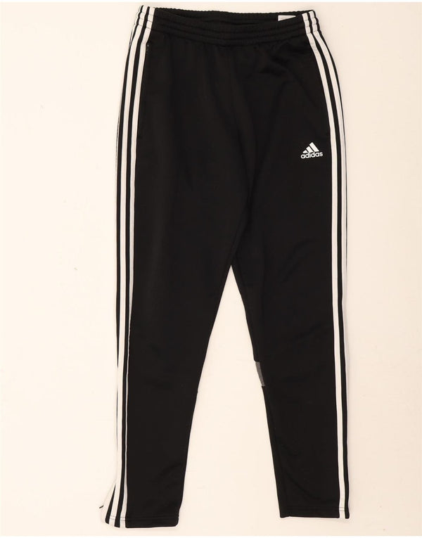 Adidas Pantalon de survêtement pour femme UK 12 Medium Noir Colourblock Polyester