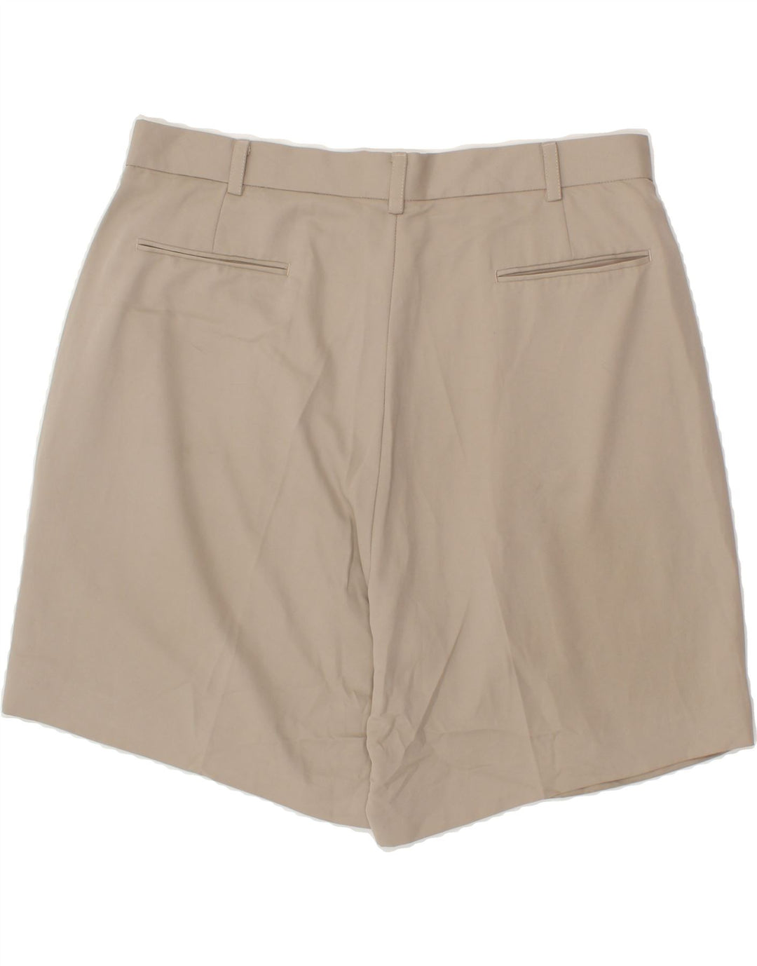 IZOD Mens Pegged Chino Shorts W38 XL Beige Polyester Vintage Izod and Second-Hand Izod from Messina Hembry 
