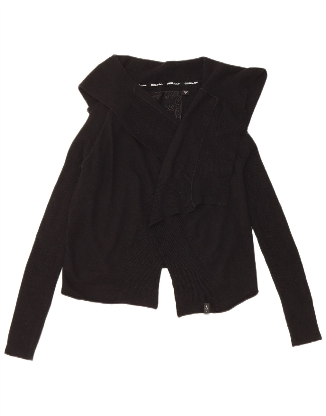Guess Cardigan court ouvert pour femme UK 4 XS Noir