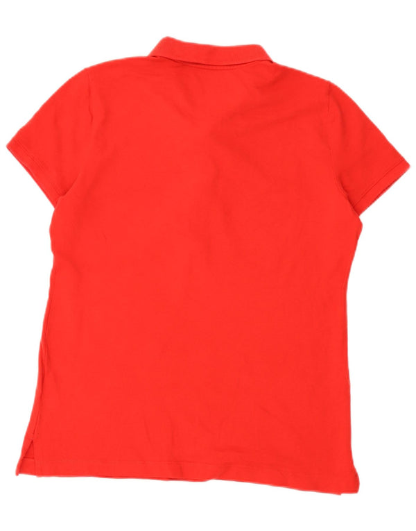 Nautica Polo Femme UK 14 Grand Coton Rouge