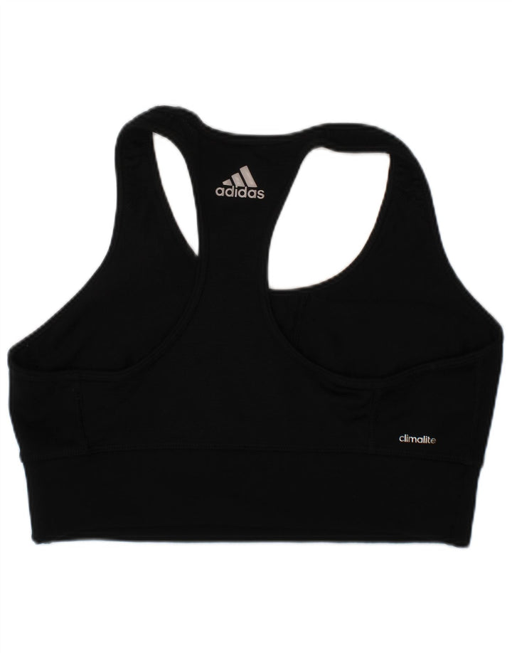 Adidas Femmes Climalite Graphic Sport Bra Top Petit Noir Polyester Sports