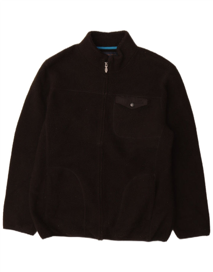 WEIRD FISH Veste Polaire Homme UK 42 XL Noir Polyester