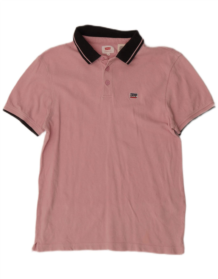 Levi's Polo Small Homme Rose Colorblock Cotton