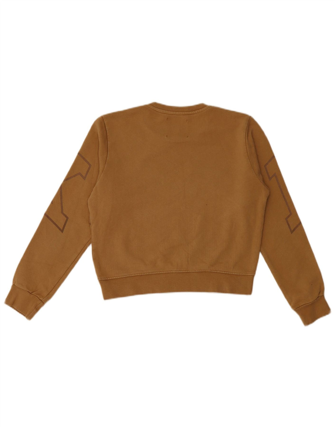 Pyrex Sweat-shirt graphique pour femme UK 6 XS Marron Coton