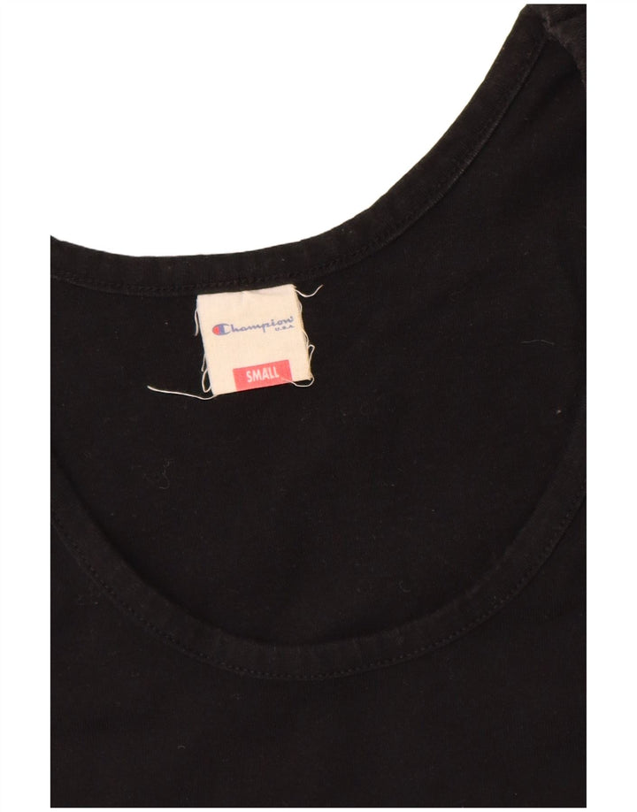 Champion Débardeur graphique pour femme UK 10 Small Noir