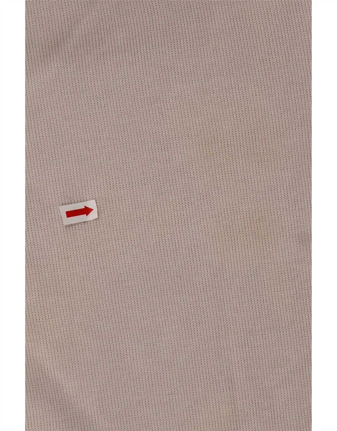 HUGO BOSS Homme Top Manches Longues XL Blanc Cassé Colourblock Coton