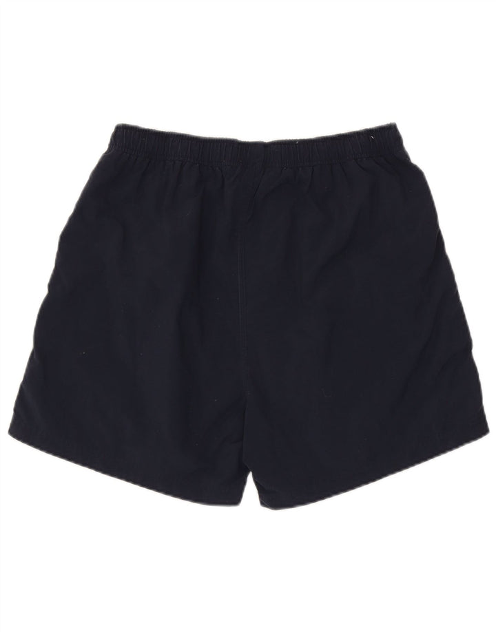 Asics Short de Sport Homme Bleu Marine Moyen Nylon Colorblock