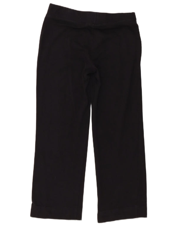 Marks & Spencer Pantalon de survêtement pour femme UK 14 Large Noir Coton