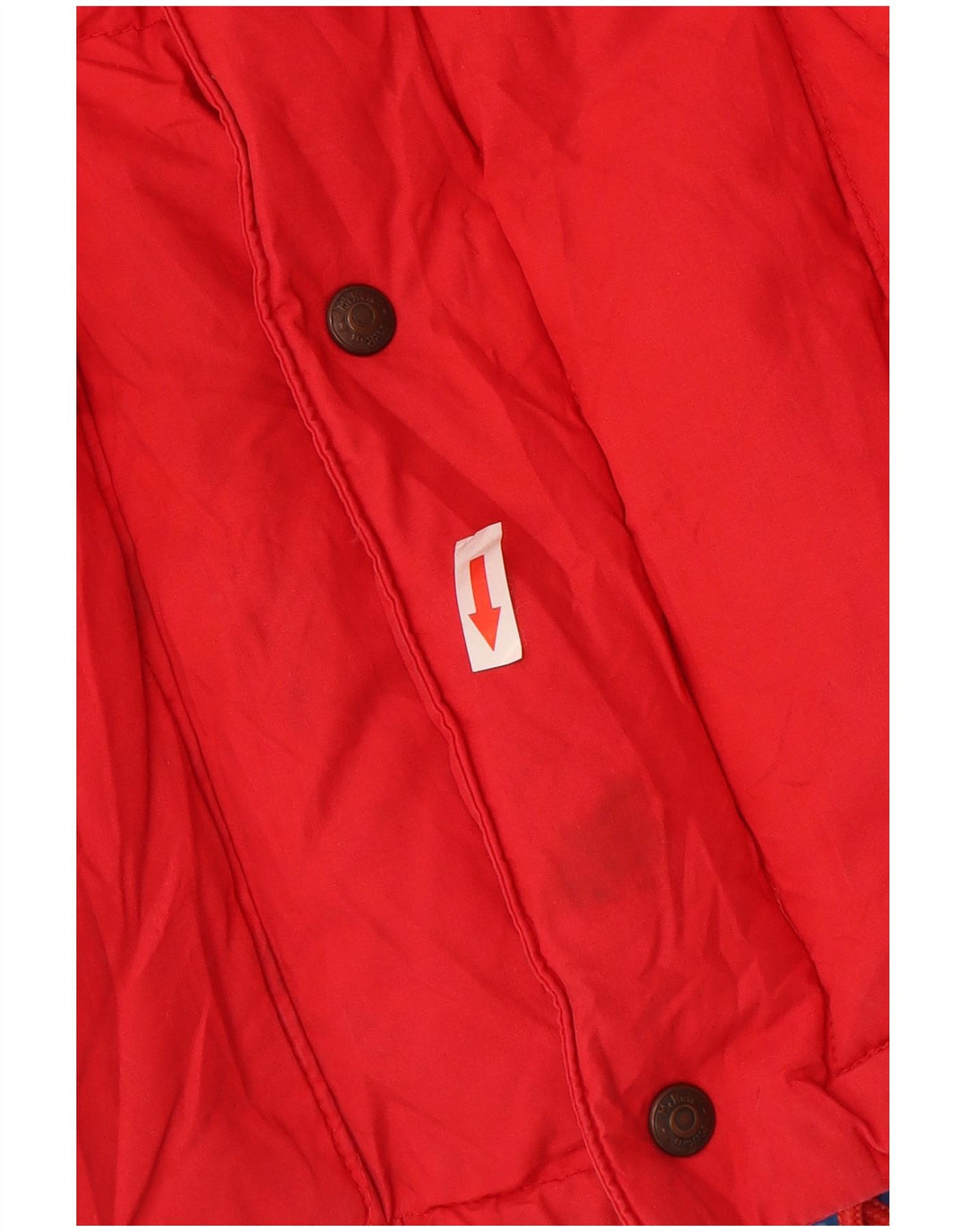 MC Ross Veste matelassée à capuche pour homme UK 36 Small Rouge Coton