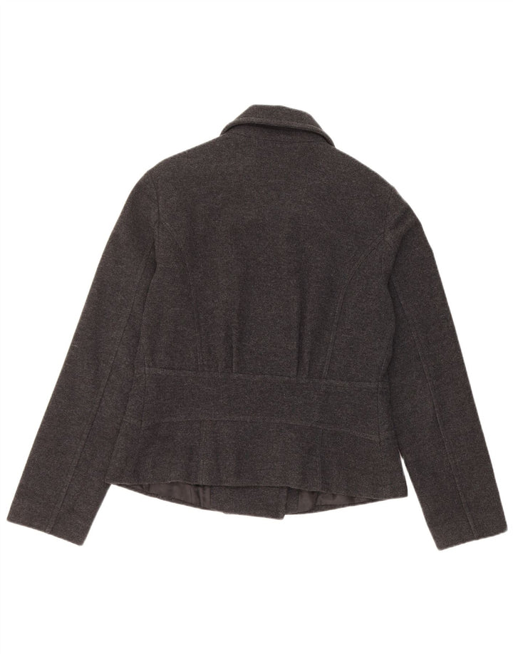 Max & Co. Veste blazer à 4 boutons pour femme UK 14 Gris moyen moucheté