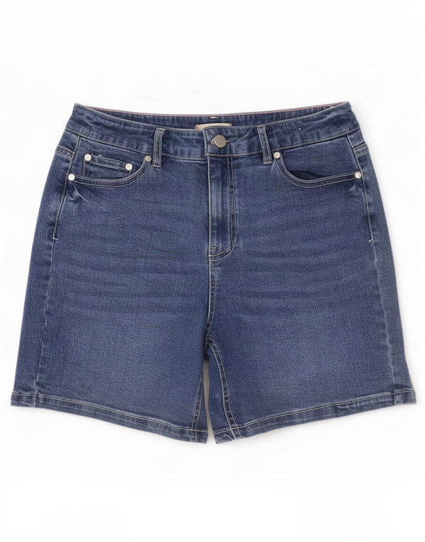 Joules Womens Denim Shorts UK 12 Medium W28 Blue Cotton