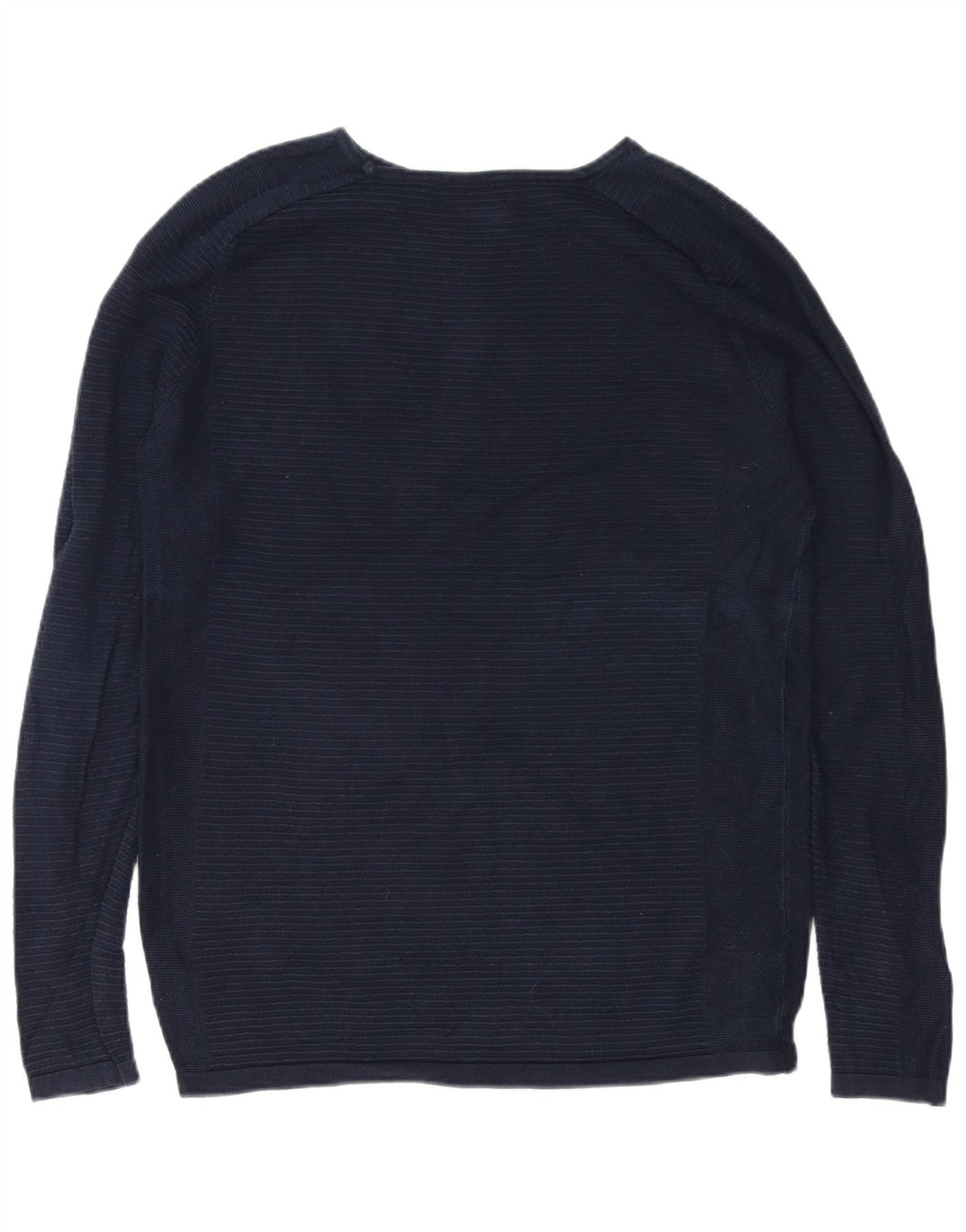 Jack & Jones Haut à manches longues pour homme en coton à fines rayures bleu marine moyen
