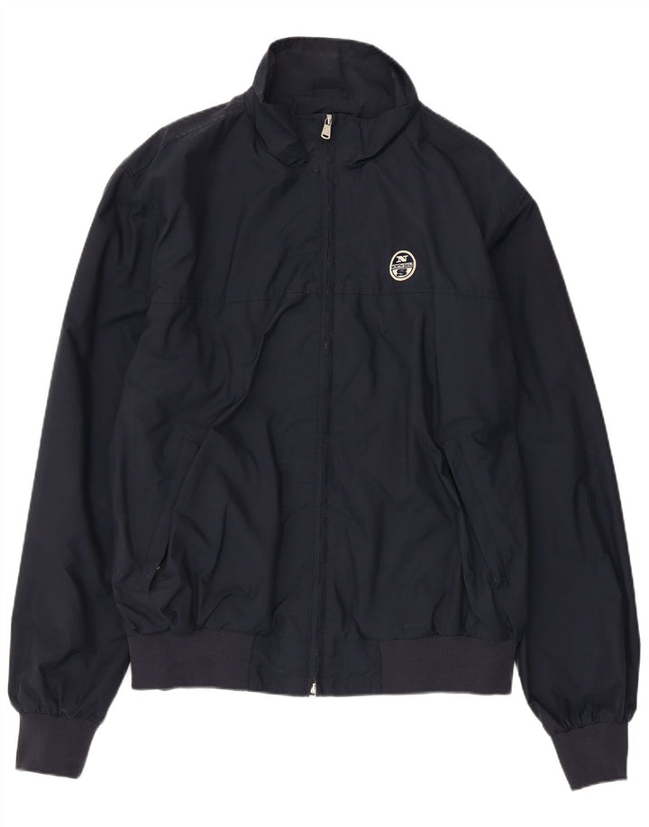 North Sails Veste Bomber Homme UK 44 2XL Bleu Marine Polyamide