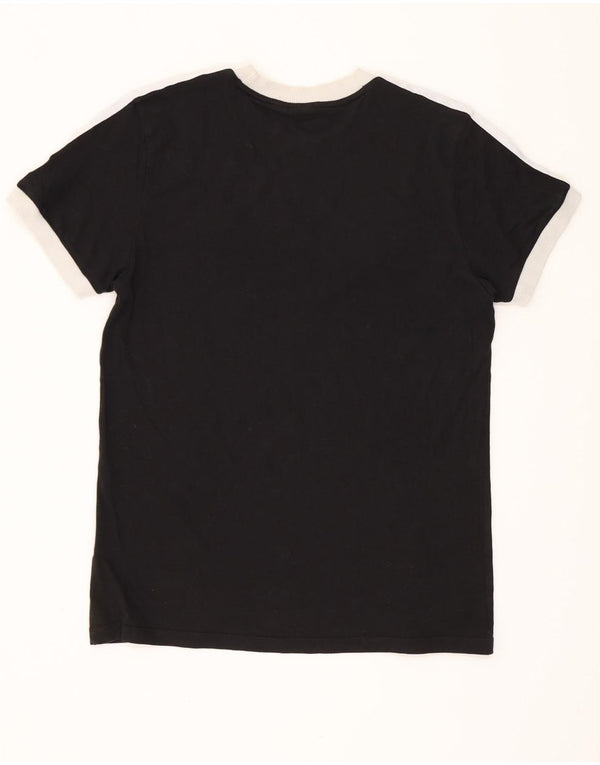 Adidas T-shirt coupe ample pour femme UK 8 Small Noir