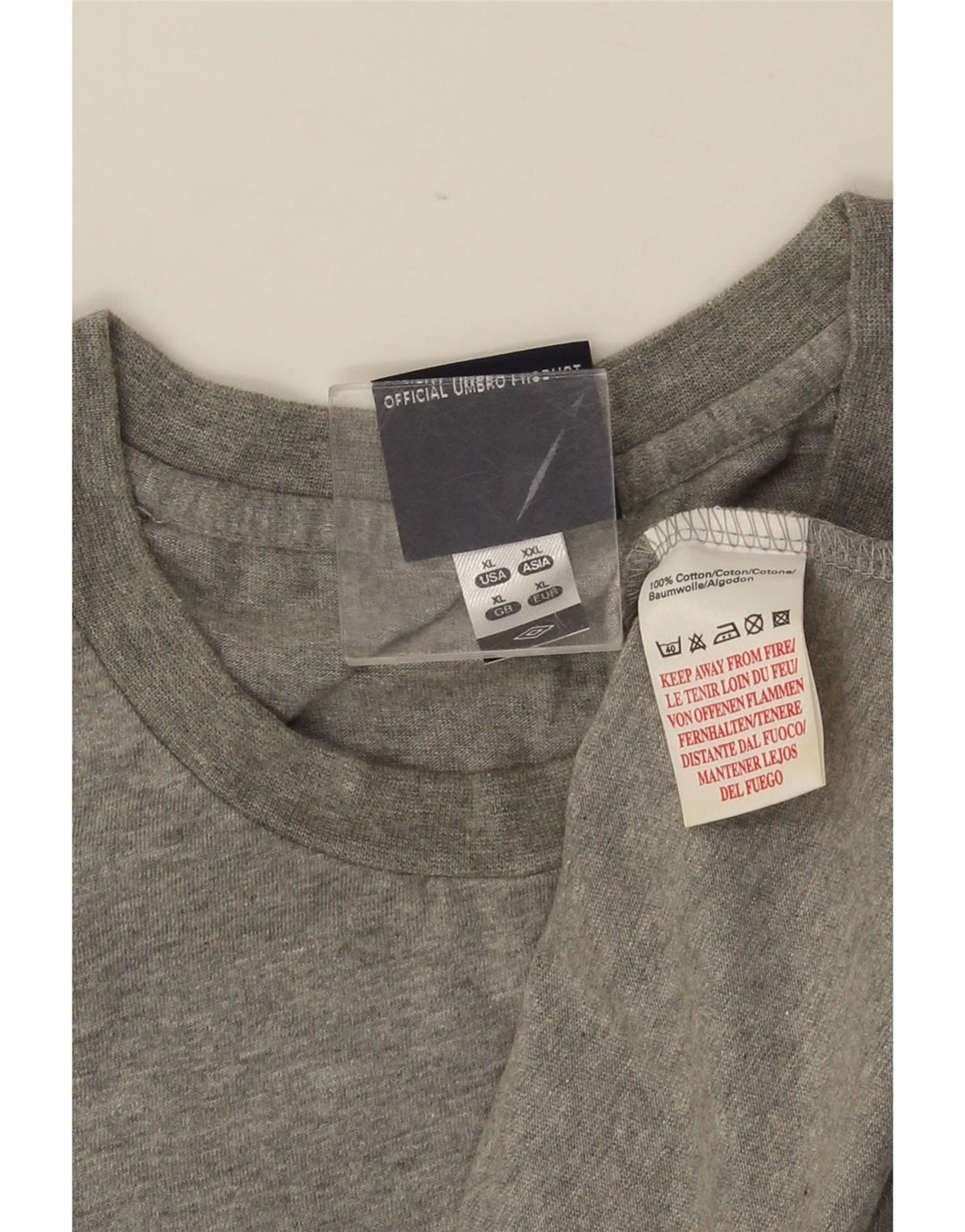 UMBRO Débardeur Graphique Homme XL Gris Coton