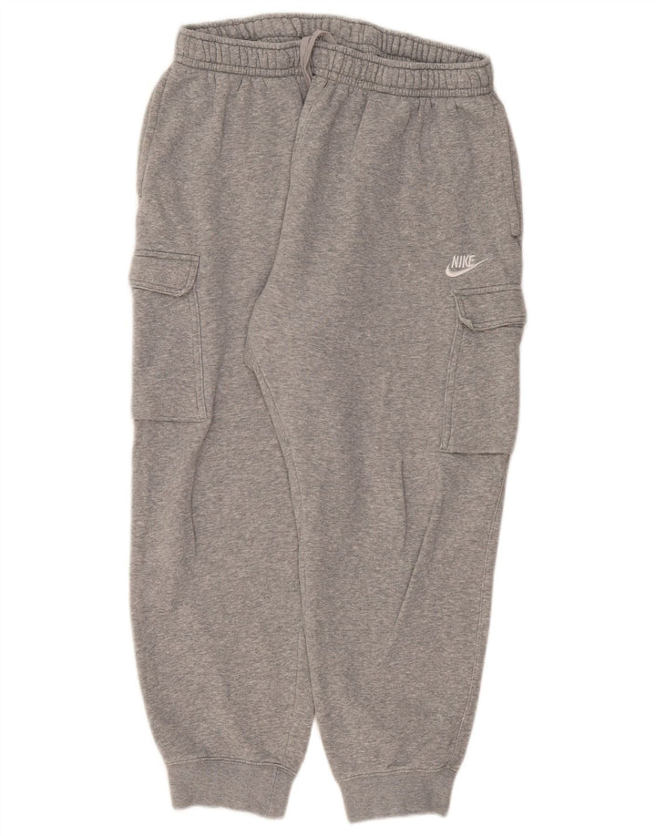 Nike Pantalon de survêtement cargo pour homme en coton gris Taille L