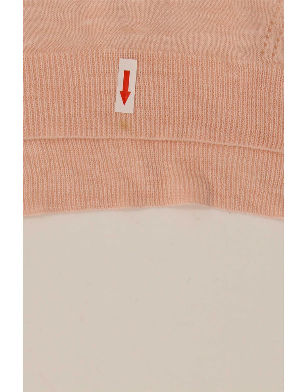 Marks & Spencer Pull transparent à col en V pour femme Rose moyen UK 14