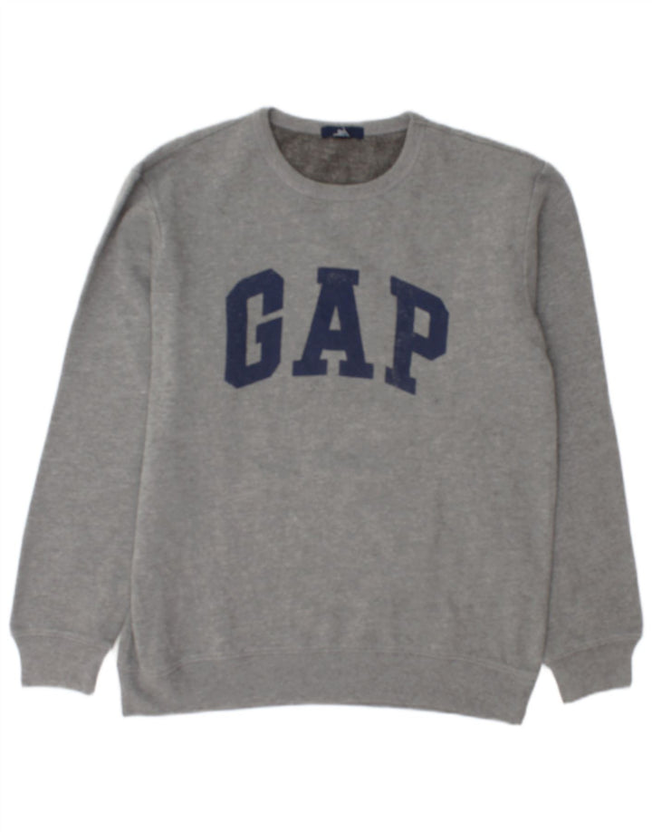 Gap Sweat-Shirt Graphique Homme Gris Moyen