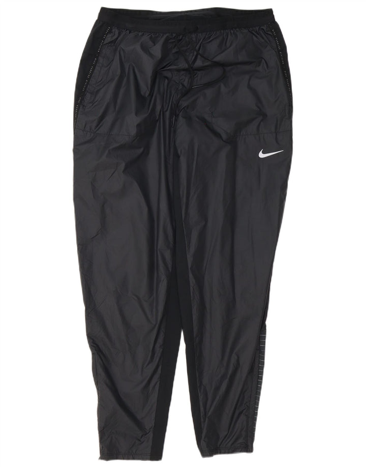 NIKE Pantalon de survêtement Storm-Fit pour homme Large Noir Colorblock Polyester