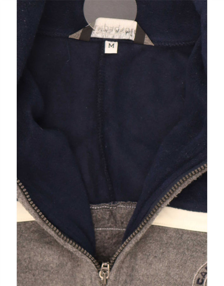 Campagnolo Pull Polaire Col Zippé Homme Gris Moyen Colorblock Polyester