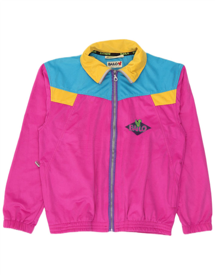 Bailo Veste de Survêtement en Velours Homme Rose Moyen Colourblock