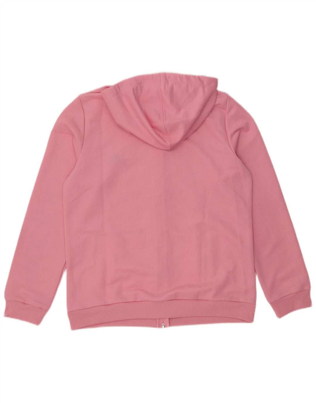 ADIDAS Pull à capuche zippé graphique pour femmes UK 20/22 XL Rose Polyester