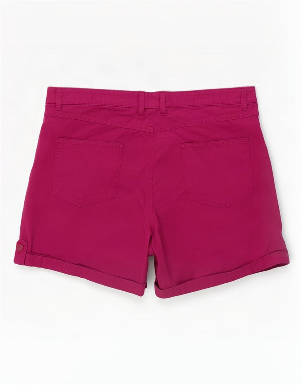 Mountain Warehouse Short Chino pour Femme UK 18 XL W38 Rose Coton