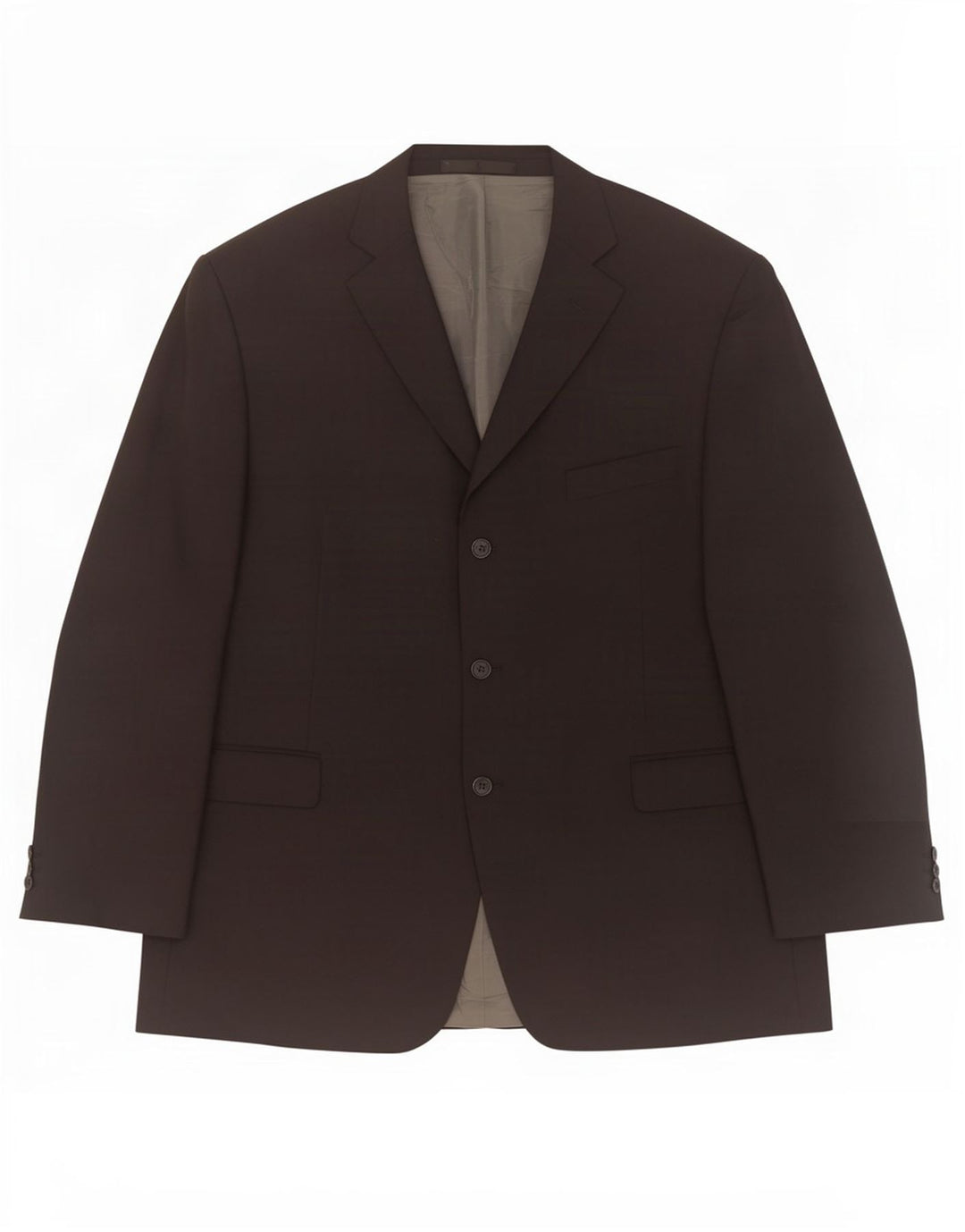 Marks & Spencer Veste blazer à 3 boutons pour homme UK 48 2XL Noir Polyester