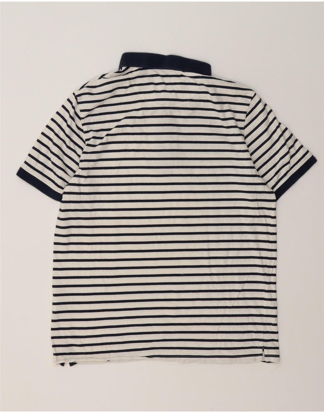 Lyle & Scott Polo Homme Large Blanc Rayé Coton