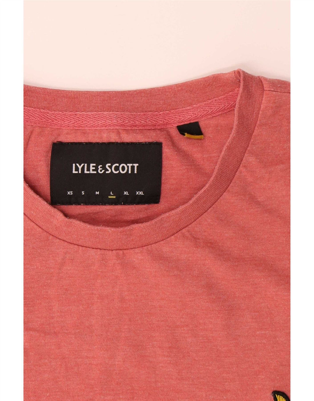 Lyle & Scott T-Shirt Homme Haut Large Rose Polyester
