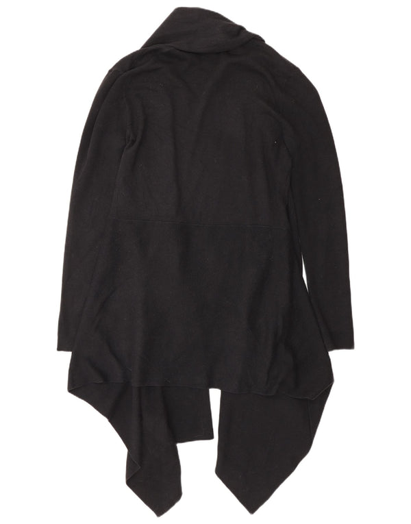 Phase Eight Cardigan ouvert long pour femme UK 14 en coton noir moyen