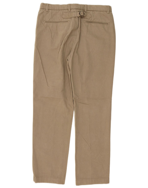 Pantalon Chino Droit Vintage Homme W34 L30 Beige