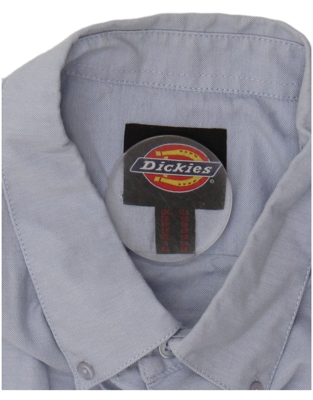 DICKIES Mens Shirt Size 19 1/2 3XL Blue Cotton
